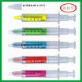 Assorted Colored Promotional Syringe Highlighter Marker Pens